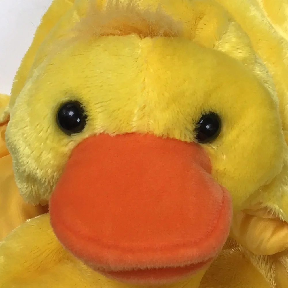 Chrisha Playful Plush Infant Yellow Duck Detachable Hood Kids Costume‎ 12-18M